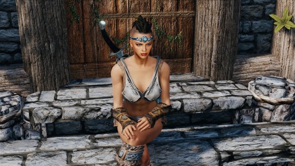 КАРЛИ на ступеньках.. Skyrim SE (Тропики 7.0)