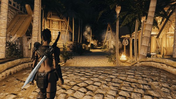 НОЧНОЙ ВАЙТРАН.. Skyrim SE (Тропики 7.0)