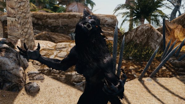 Вой вервольфа.. Skyrim SE (Тропики 7.0)