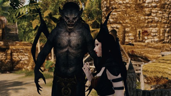 Велена и знакомый вампир.. Skyrim SE (Тропики 7.0)