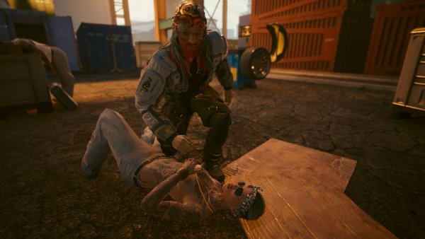 Ви вырубил бандитку.. Cyberpunk 2077 глазами Windfire