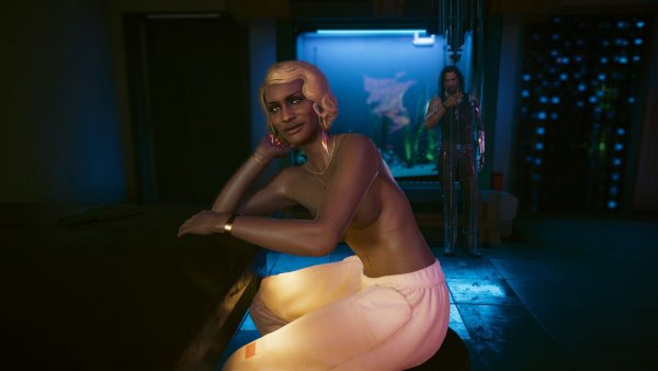 Девушка и Джони.. Cyberpunk 2077 глазами Windfire