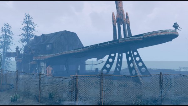 Обустроенная RedRocket на Харборе.. Poselenia Windfire