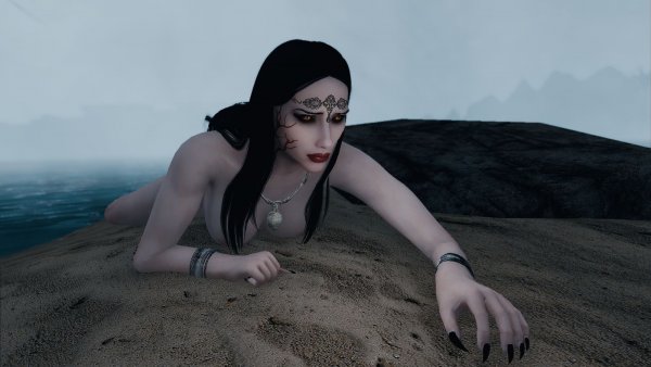 На отмели.. Skyrim SE (Тропики 7.0)