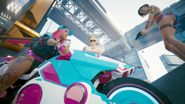 Джуди:-"Ви, а может отожмём у неё её красивый байк?"-3.