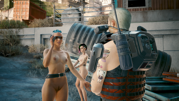 Встреча с нудисткой в Пёсьем городе.