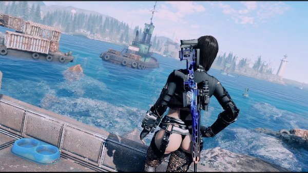 Вид на бухту.. Fallout-4 (Сборка 8.5)