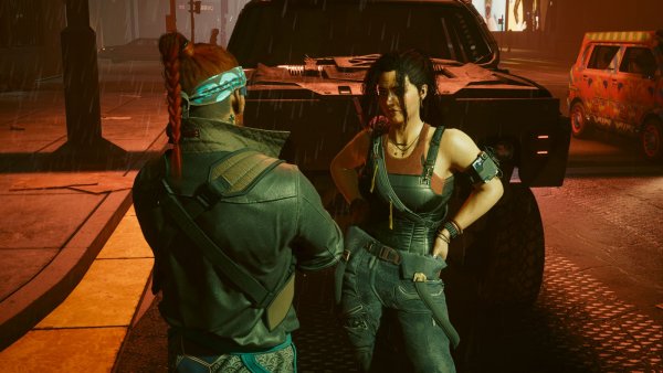 Ви и Клэр.. Cyberpunk 2077 глазами Windfire