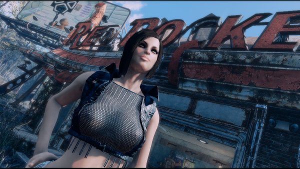 Сетчатый топ.. Fallout-4 (Сборка 8.5)