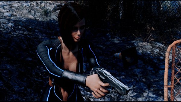 Вышла из убещища.. Fallout-4 (Сборка 9.0)