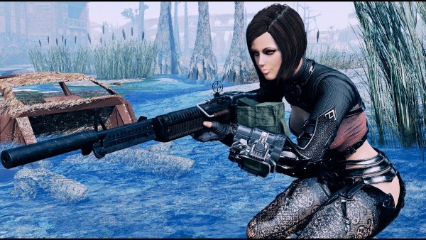 НОРА на болотах.. Fallout-4 (Сборка 9.0)