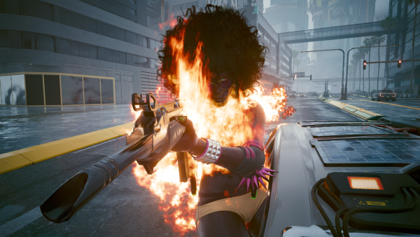 И даже волосы не загораются у горящей Анжелы - 2.