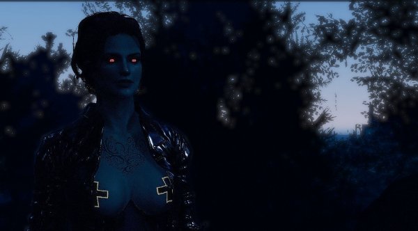 Природа глаз Вамп, - раскрывается ночью.. Fallout-4 (Сборка 7.5)