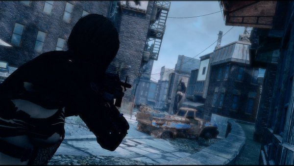 Плакат средь разрухи.. Fallout-4 (Сборка 9.0)