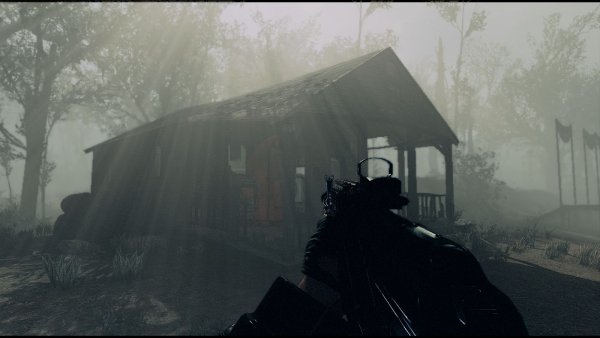 Домик со спальником.. Poselenia Windfire Fallout-4