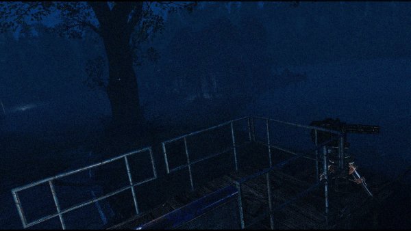 Лодочный домик, ночью. Poselenia Windfire Fallout-4