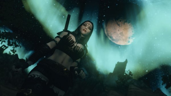 Ночная прогулка.. Skyrim SE (Тропики 7.0)