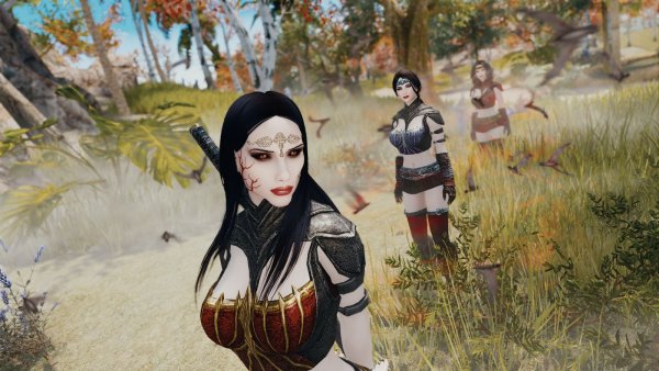 Хищницы на прогулке.. Skyrim SE (Тропики 7.0)