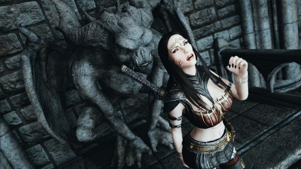 Велена в замке.. Skyrim SE (Тропики 7.0)