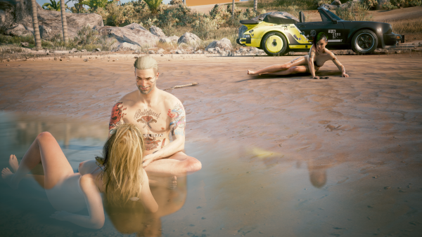 💖Ви, Альт и Джуди на нудистском пляже.