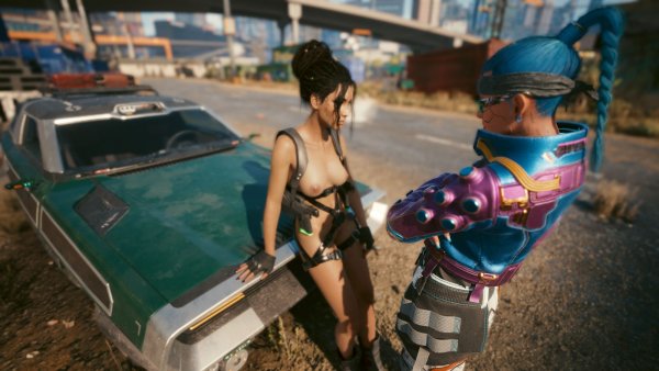 Панам и Ви.. Cyberpunk 2077 глазами Windfire