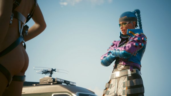 Попка нэйкед )) Cyberpunk 2077 глазами Windfire