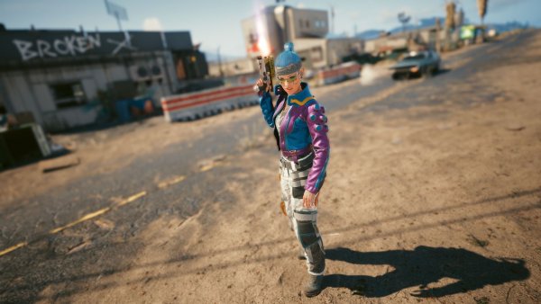 Заброшенный город.. Cyberpunk 2077 глазами Windfire