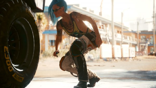 Осмотр авто.. Cyberpunk 2077 глазами Windfire