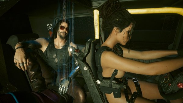 Джони и Панам нэйкед.. Cyberpunk 2077 глазами Windfire