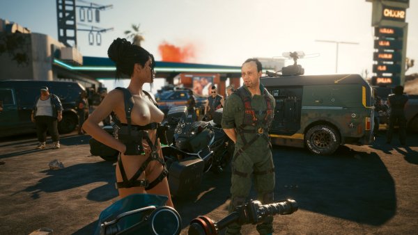 Сиськи Альдекальдос )) Cyberpunk 2077
