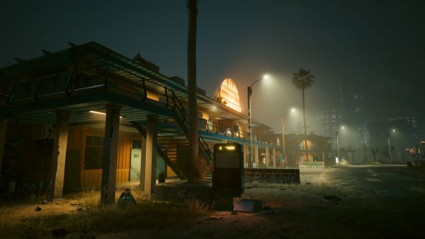 Пригородный мотель.. Cyberpunk 2077 глазами Windfire