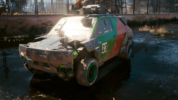 То ли нефть, то ли грязь :( Cyberpunk 2077 глазами Windfire