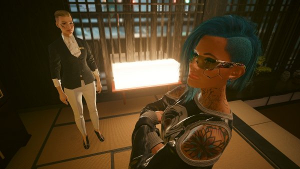 ВИ, и та самая - САНДРА ДОРСЕТ.. Cyberpunk 2077 глазами Windfire