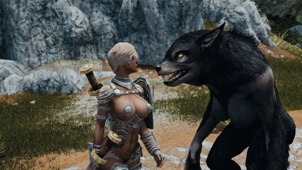 Райя и Мирроя в форме волчихи. Sexrim AE (Тропики 12)