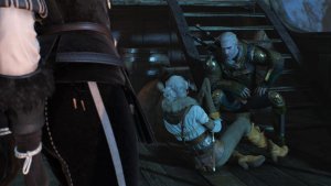 Геральт с Цири.. Ведьмак III (сборка Торна)