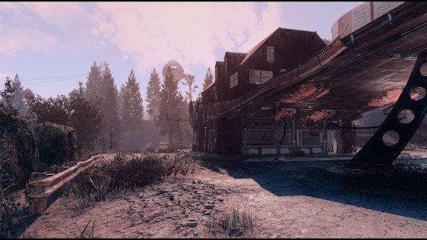 RedRocket - база. Вечером.. Poselenia Windfire Fallout-4