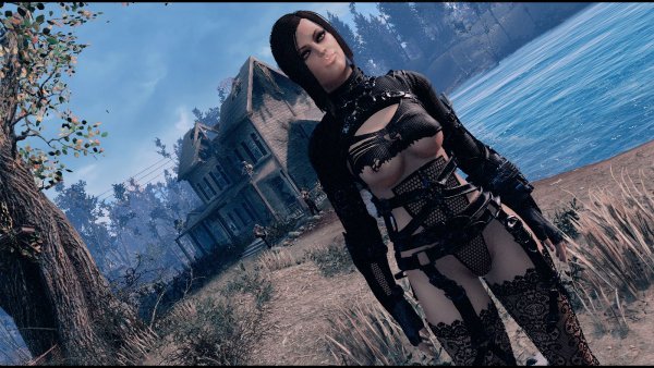 В поселении "Лодочный домик". Fallout-4 (Сборка 9.0)