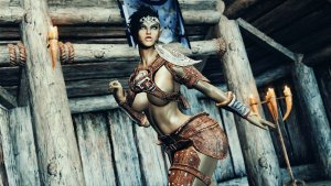 МИРРОЯ в доме ярла.. Skyrim AE (Тропики 12)