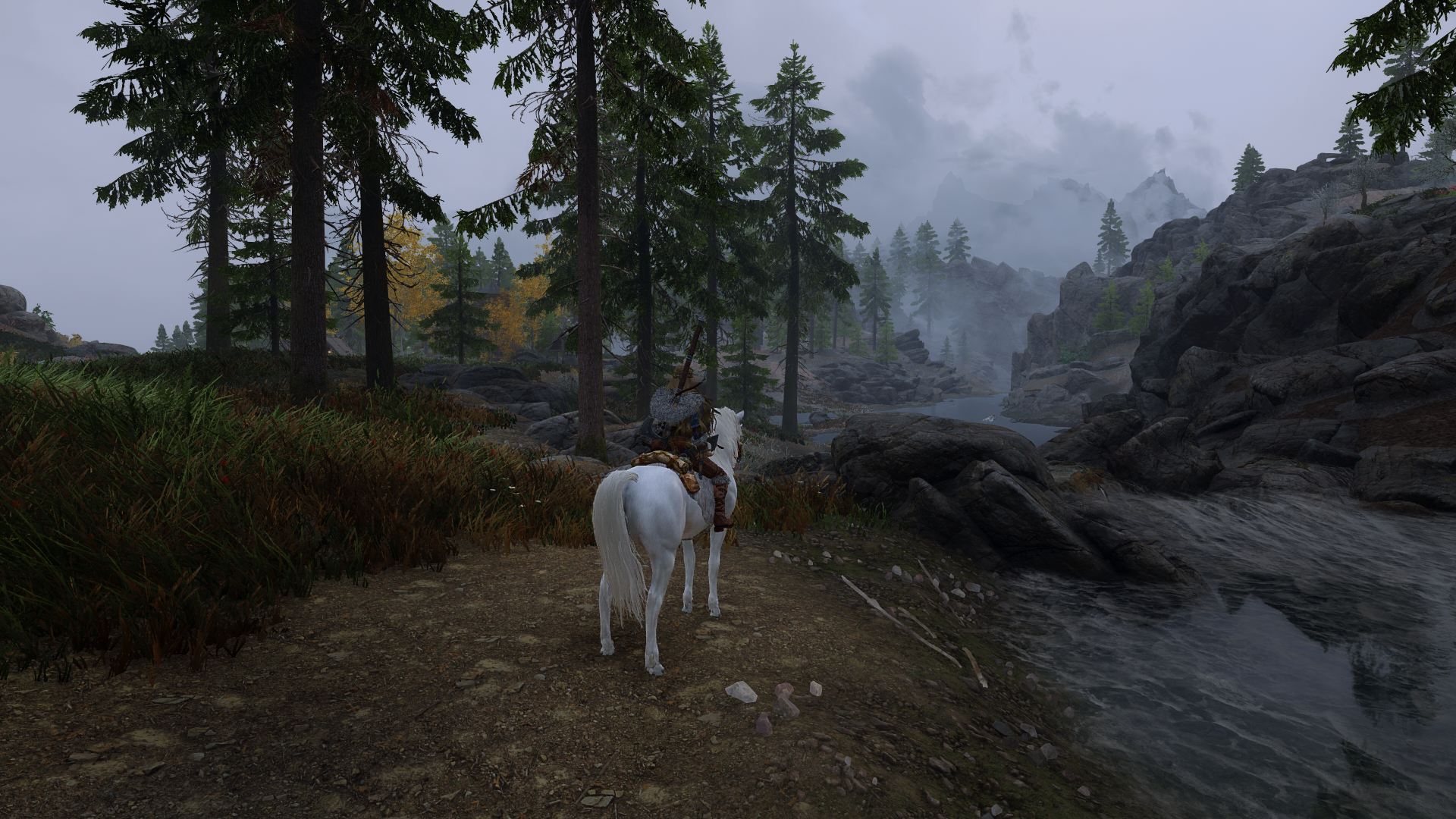 Skyrim 1.6.640 + Вирм + Фальскар + Проект AXO + Поток обмана + Огранные камни + Колесо времени + Темный край + моды 18 + и прочее