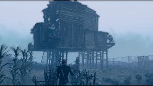 Хижина не занимает места на земле..