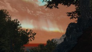 Вечерний пейзаж.. Skyrim AE (Тропики 12)