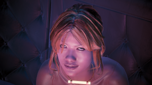 Хитрая ню девушка.