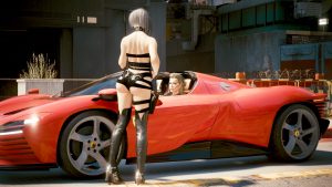 Мередит пригнала для Ви свой кабриолет:-"Нравится? Дарю!".