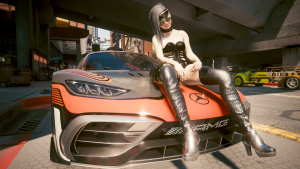 Ви и её Mercedes One AMG.