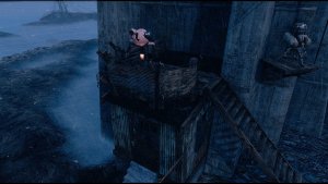 "Девочка" на посту у Уорвиков ;) Poselenia Windfire Fallout-4