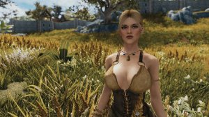 Девушка у стен Вайтрана.. Skyrim AE (Тропики 12)