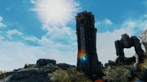 ПЕЙЗАЖИ с древними постройками. Skyrim AE (Тропики 12)