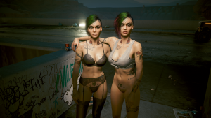 Грустные близняшки Альварес прощаются с Найт-Сити.