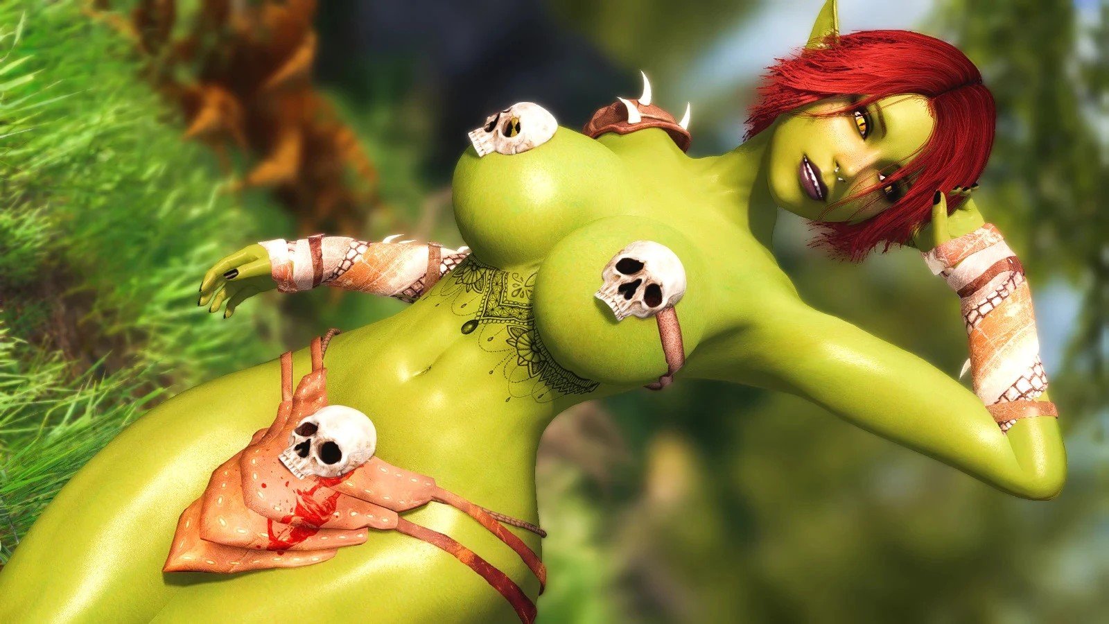 Roxie the mad cbbe 3ba standalone goblin warrior follower LE и SE Rus