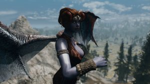 ЛИНА над SKYRIM.